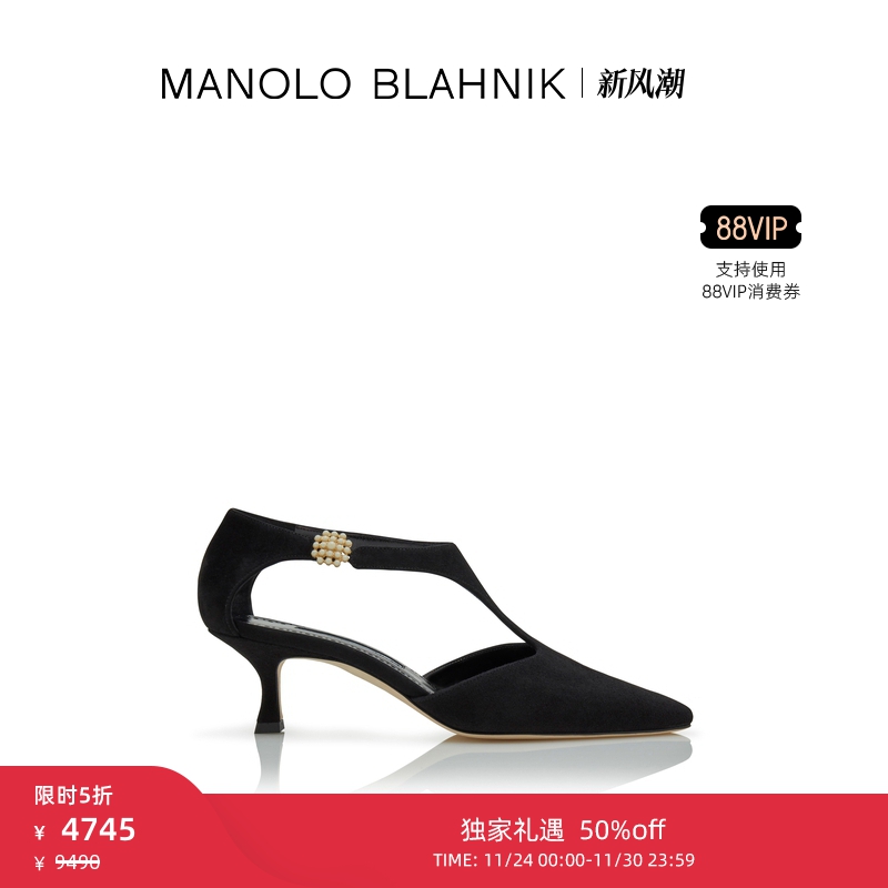 MANOLOBLAHNIK女士高跟凉鞋