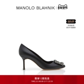 新年礼物 MANOLO BLAHNIK玛诺洛 MB女鞋 HANGISI钻扣高跟婚鞋