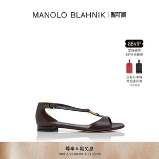 MB女鞋 BLAHNIK玛诺洛 MANOLO THEODO平底凉鞋 礼物