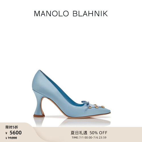 【限时折扣】MANOLO BLAHNIK玛诺洛/MB女鞋POLYPEMAHI高跟鞋