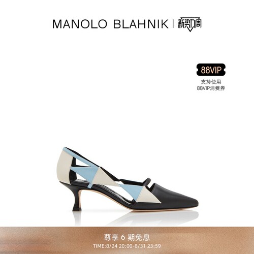 【礼物】MANOLO BLAHNIK玛诺洛/MB女鞋HAKIR高跟凉鞋