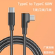 Type c弯头65w数据线2米3米编制数据快充闪充手机笔记本通用