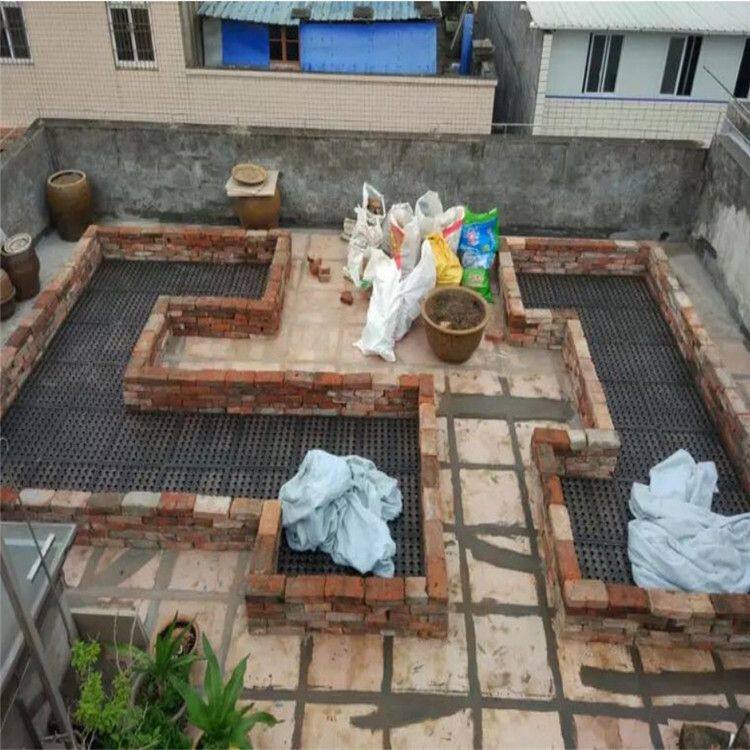 加强型蓄排水板屋顶绿化排水板楼顶花园种菜地下室顶板绿化滤水板