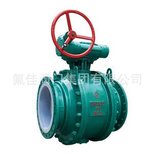 大口径衬氟球阀供应衬氟固定式球阀Q47F46衬氟法兰球阀Q41F46-1