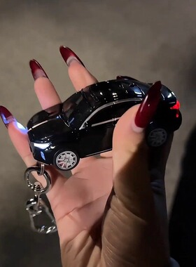 红旗H5汽车模型钥匙套智灵鸟车模钥匙塑料保护壳带灯光礼物网红款