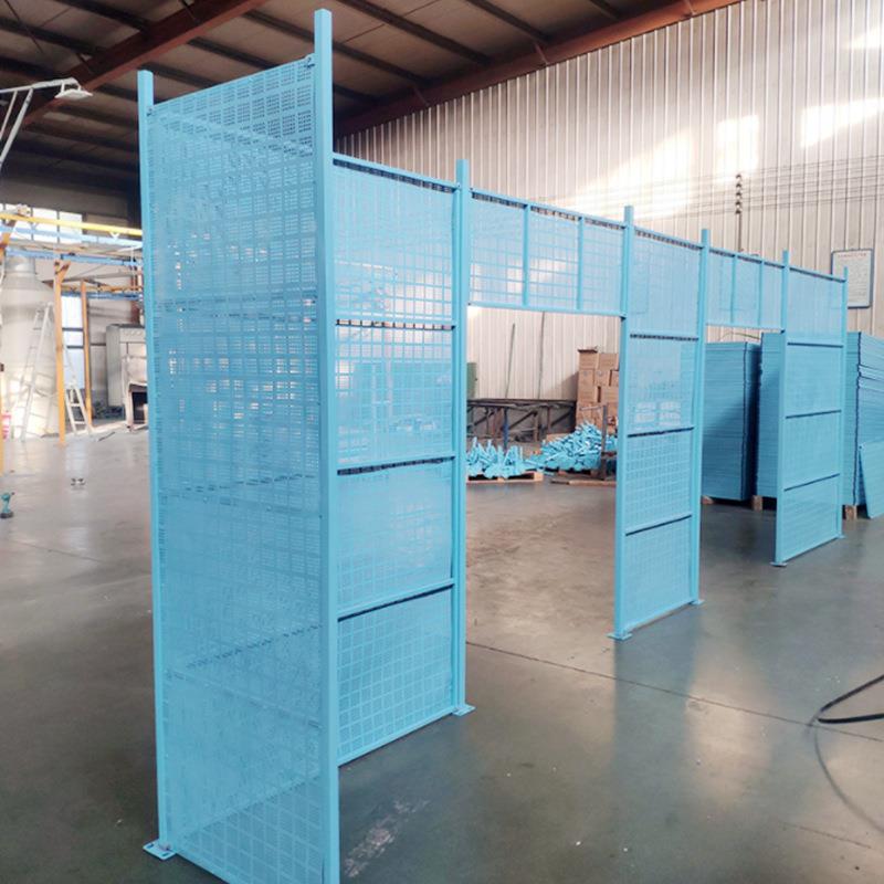 楼层防护板建筑工地施工成套封闭安全冲孔防护网组合式施工电梯门