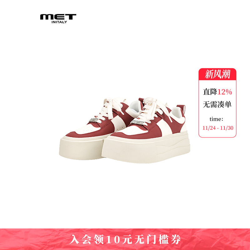 MET initaly麦特2025夏季新款时尚百搭厚底运动休闲鞋舒适女鞋