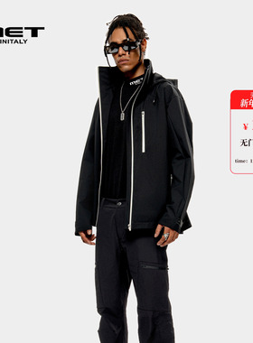 MET initaly麦特美式复古休闲短外套男秋季新款休闲百搭上衣