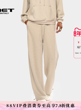 MET initaly麦特美式复古休闲裤男秋季新款休闲百搭直筒长裤