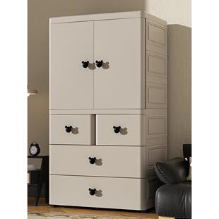 70/80cm特大加厚宝宝衣柜婴儿衣物收纳柜简易儿童衣橱整理储物柜