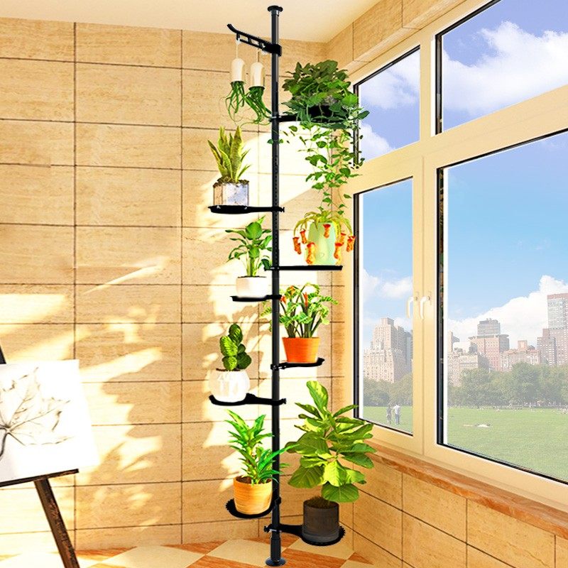 室内阳台植物架客厅落地飘窗高绿萝悬挂爬藤支架吊兰顶天立地花架,住宅家具,花架/花几,淘宝优惠券,粉丝福利购,淘宝优惠卷