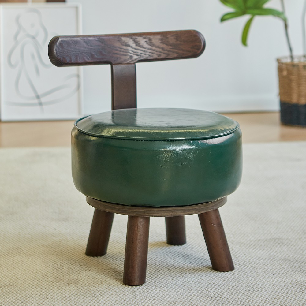 实木旋转懒人大沙发椅子靠背椅小户型客厅休闲椅椅单人沙发圆椅