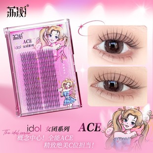 荔树韩式 全能ACE假睫毛书女自然仿真三部曲单簇柔软 女团爱豆系列