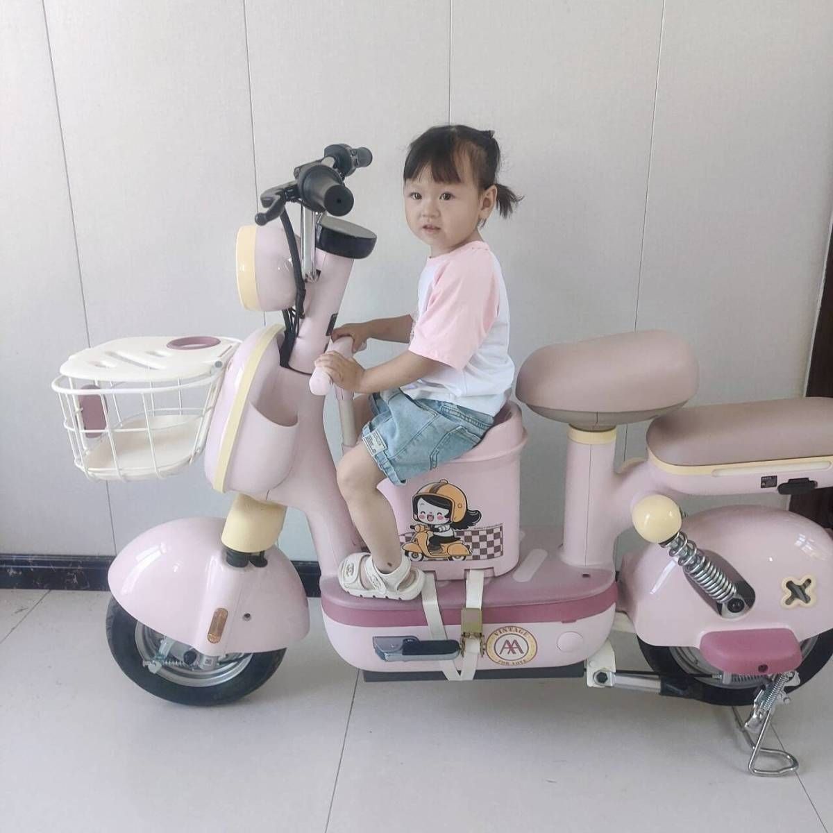 电动车前置小孩储物婴儿宝宝坐椅电动车机车儿童安全儿童座椅