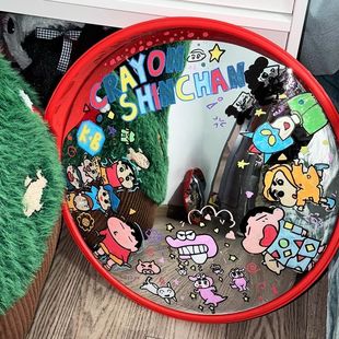 网红打卡镜凹凸镜diy彩绘摆件客厅室内壁挂装饰拍照转角镜马克笔