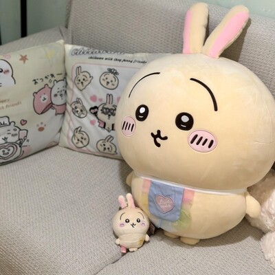 乌萨奇玩偶chiikawa公仔大号毛绒玩具小八抱枕吉伊卡哇娃娃礼物女