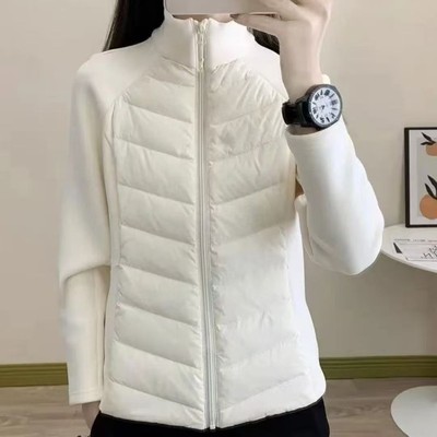 女士小蛮腰2运动打底棉服立领轻薄秋冬保暖外套收腰休闲棉袄