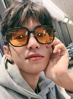 超大框韩版潮男士方形大胖圆脸显瘦开车司机防紫外线墨镜太阳眼镜