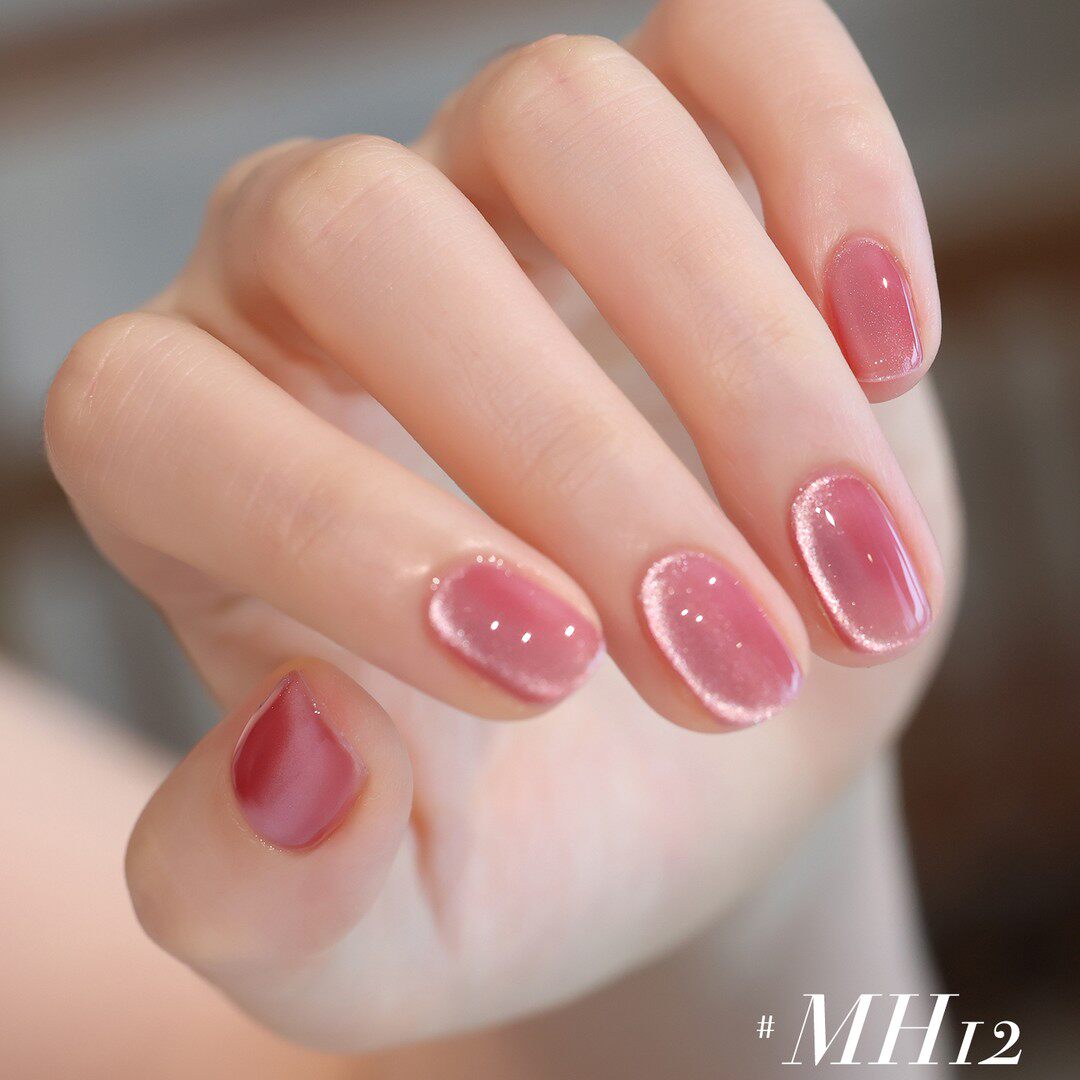 免烤持久裸色猫眼指甲油不可撕拉2025年夏季新款爆闪流行色冰透色