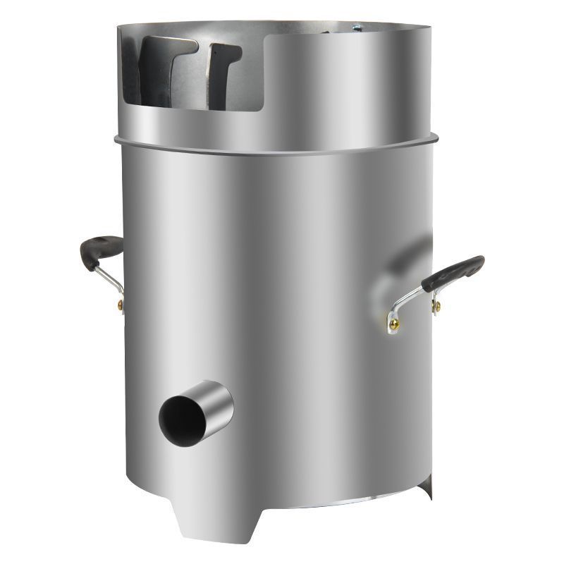 新款户外柴火炉农村家用木材气化炉无烟猛火取暖野营便携柴火灶