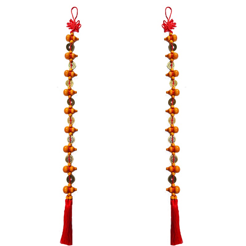 【姚易君推荐】(1对)大门房间木葫芦挂件房间门窗户五D钱（送挂钩