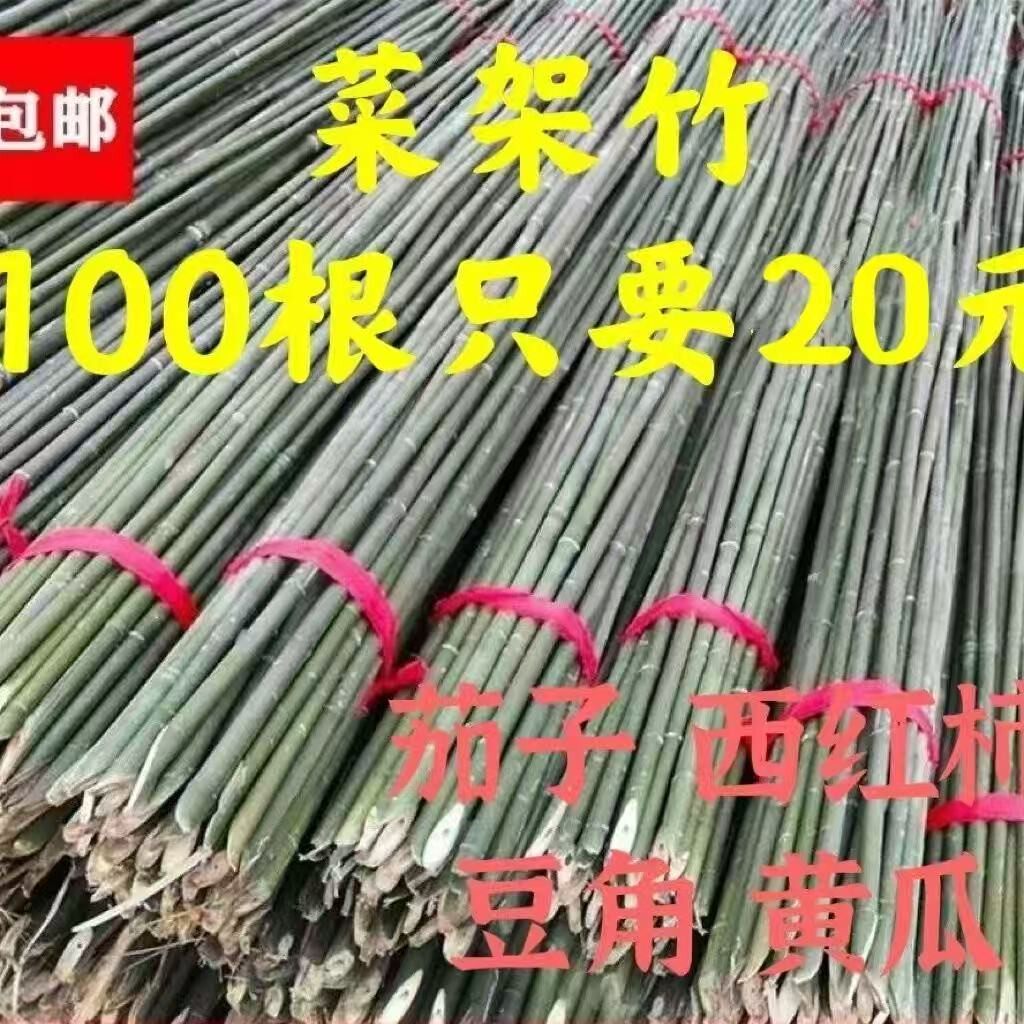 菜园竹竿蔬菜爬藤架黄瓜豆角专用栅栏