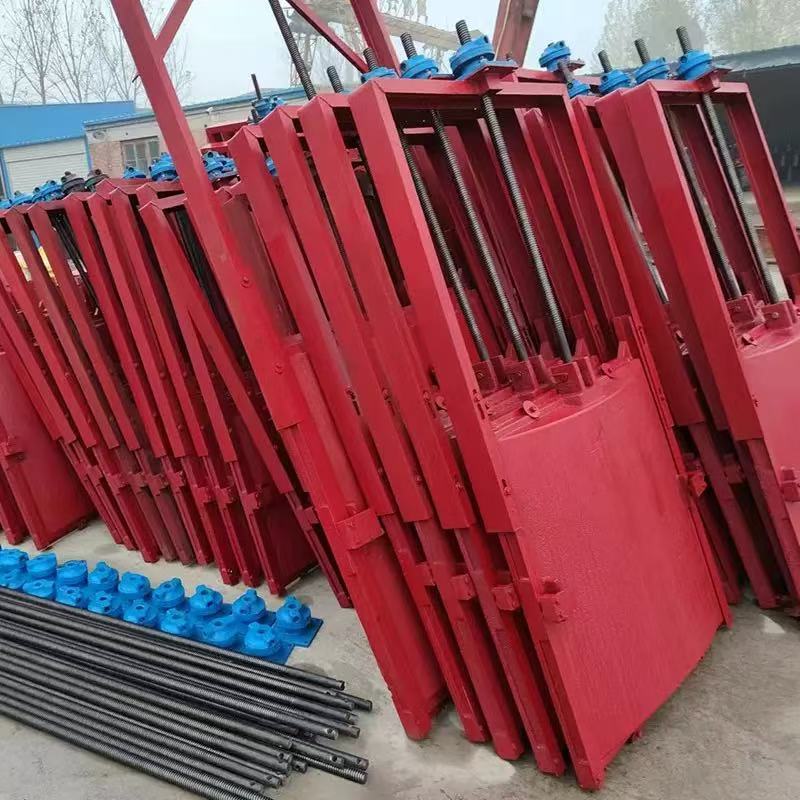 铸铁钢制机闸一体式水渠河道农田灌溉手摇螺杆式启闭机水闸门定制