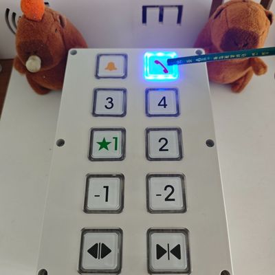 电梯按钮玩具电梯按钮发光盒子电梯迷真实按钮过家家玩具益智早教