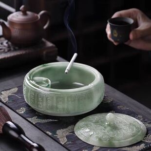 烟灰缸热卖款创意个性莫生气带盖大号防飞灰烟灰缸男客厅家用