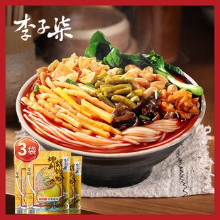 李子柒柳州螺蛳粉方便速食夜宵嗦粉鲜香爽口330g*3袋B01