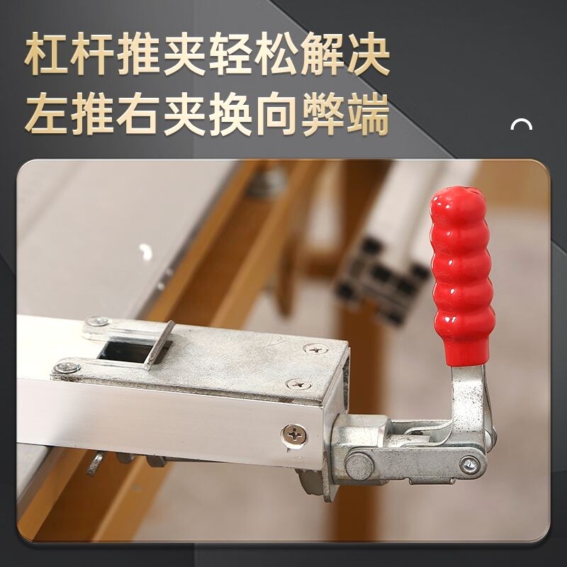 木工精密折叠推台锯多功能推拉便携锯台工作台免调节无尘子母电锯