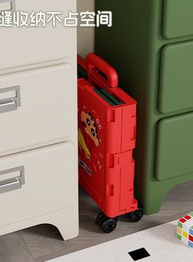 babyview正版蜡笔小新折叠购物车便携买菜家用快递户外摆摊小推车