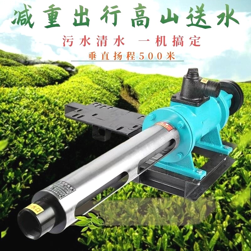 高山泵高扬程抽水泵螺杆自吸泵高压泵大流量1/2寸500拖泵头
