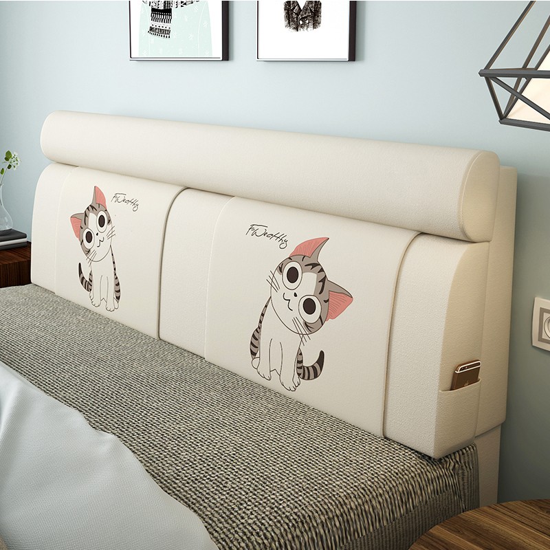 卡梵拉床头靠垫大靠背榻榻米床头软包布艺简约现代床头板套可拆洗