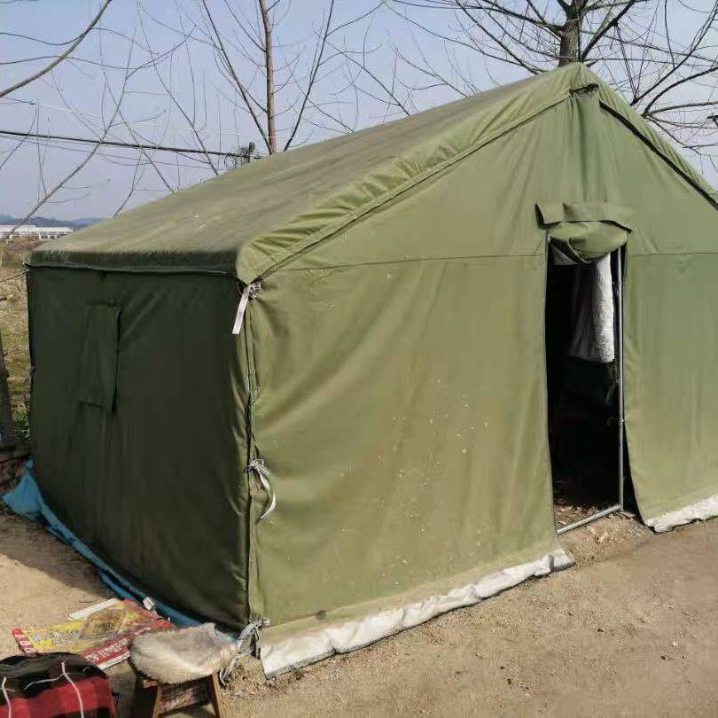野外工程工地施工养蜂救灾帐篷冬季户外加厚保暖帆布防雨棉帐篷