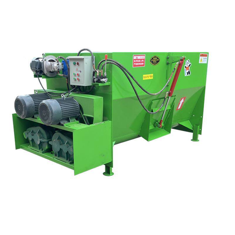 TMR全日粮饲料搅拌机干湿两用养殖场牛羊草料揉丝粉碎自动一体机