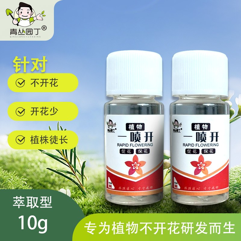 花卉开青丛园丁花促花花多艳丽控制徒长促进花芽分化延长花期