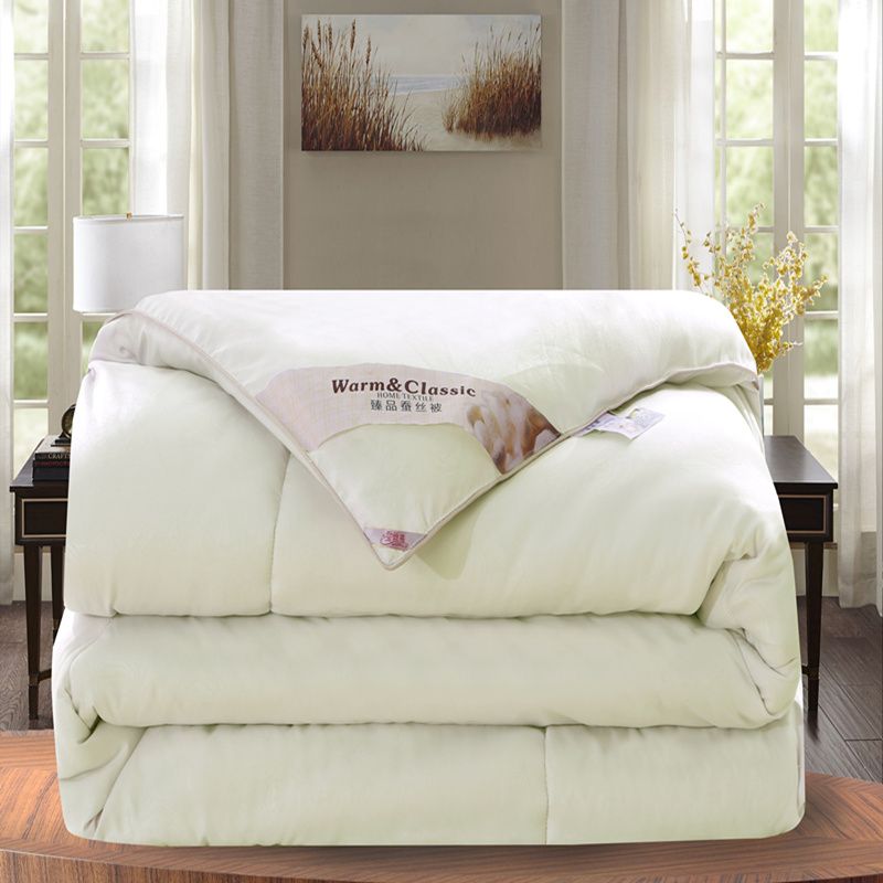 南极人桑蚕丝全棉被子冬被双人棉被加厚保暖单人被芯丝绵空调被