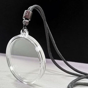 纪念币保护壳空心可打开吊坠30/40盒 可拆款装金银钱币五帝钱圆形