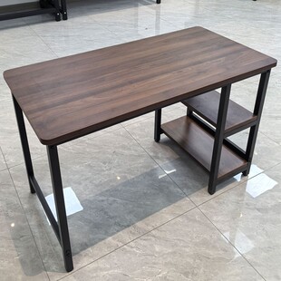 宾纳得电脑桌家用三层带书架学习写字书桌长条办公工作台简约桌子