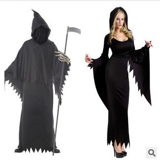Halloween devil couple dress night wandering soul female gho