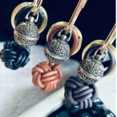 本儿哥 店 钥匙挂手工皮绳挂件铜挂件小鸟太阳鸟