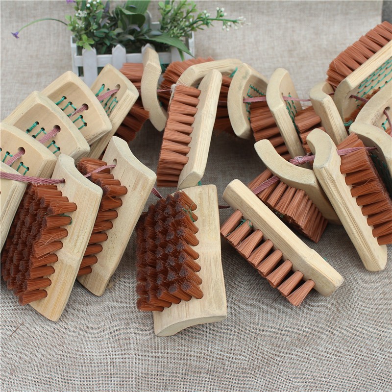 手工加厚天然竹洗衣刷硬毛竹鞋刷子家用多功能清洁刷大号板刷刷洗