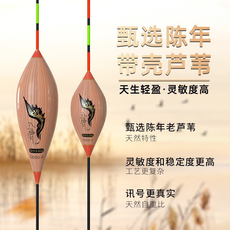 入海流鸽子蛋带壳芦苇浮漂行程鱼漂抗走水黑坑加粗醒目翘嘴草鱼漂