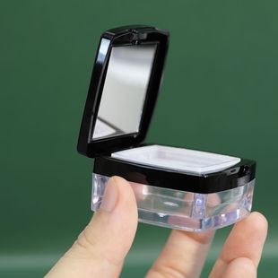 5g迷你mini便携散粉盒分装盒小带镜子高级小样分装外出补妆带粉扑