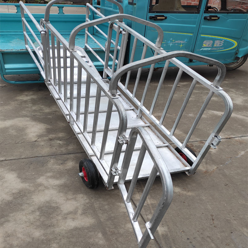 加大号拉母猪笼子长1.6米宽60公分装猪700斤称重上车运转笼运猪车