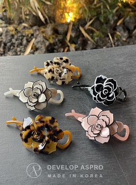 【现货 韩国CF醋酸】韩国新款发夹正品爆款减龄洋气扭扭夹B4-6-C3