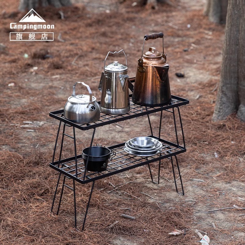CAMPINGMOON柯曼【直播专属】T-229折叠网桌多用桌户外自驾游野餐