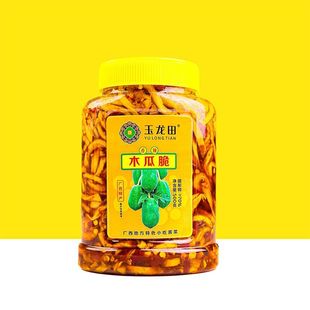玉龙田木瓜脆木瓜丝香辣腌菜开胃菜下饭菜小零食罐装广西桂林特产