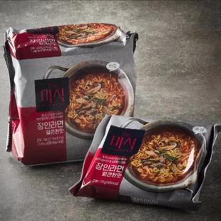 韩国江源道匠人拉面韩式石锅浓汤原味香辣牛肉味